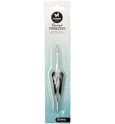 SL reversed tweezers soft grip fine tip Essentials tools nr.03