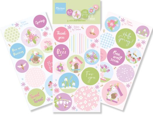 Marianne Design - Stickervel Hello Spring by Marleen CA3199