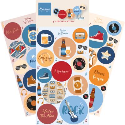 Marianne Design - Stickervel Hi Handsome! by Marleen CA3205
