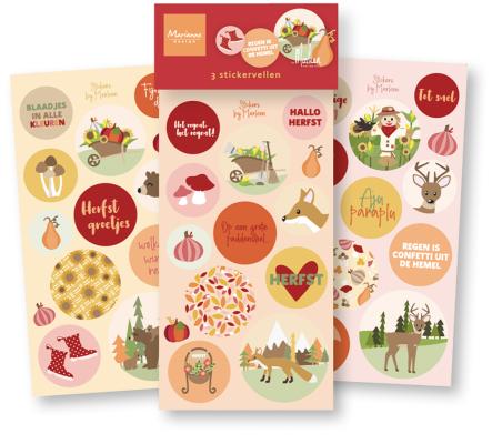 Marianne Design - Stickervel Welkom Herfst by Marleen CA3189