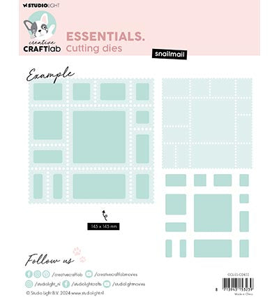 SL Creative Craftlab Cutting Die Snailmail Essentials nr.855