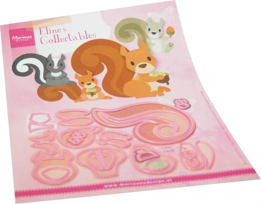 Marianne Design Collectables Eline's squirrel and skunk COL1500