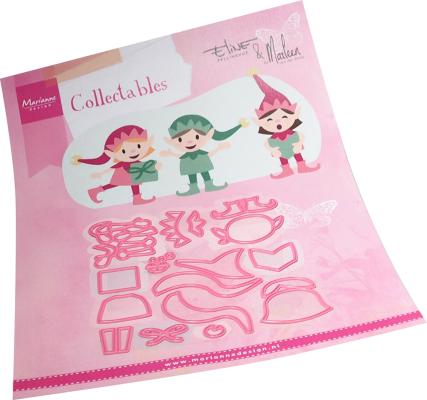 Marianne Design Collectables Christmas elves by Eline & Marleen COL1518