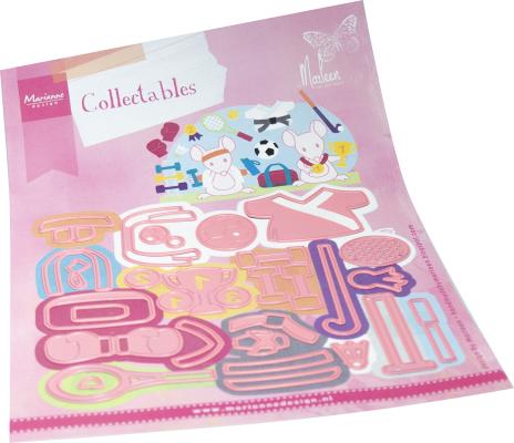 Marianne Design Collectables Sport Accessories by Marleen COL1548