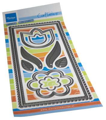 MD Craftables Slimline Flowers CR1623