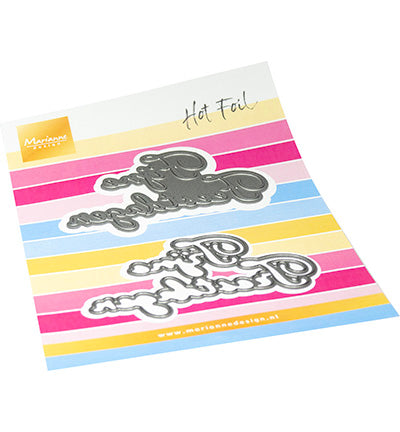 MD Craftable Hot foil - Fijne Feestdagen CR1670
