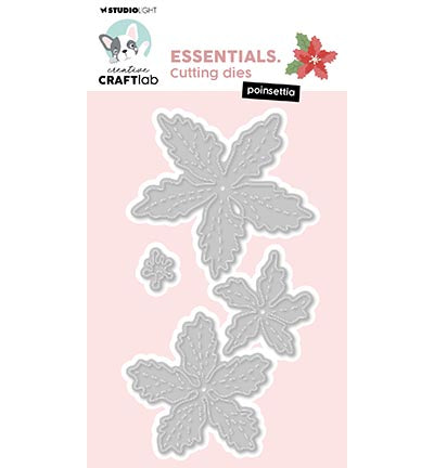 SL Creative Craftlab Cutting Die Poinsettia Essentials nr.858