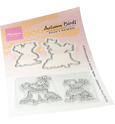 MD Stamp & die Eline's Animals - Autumn Birds EC0203