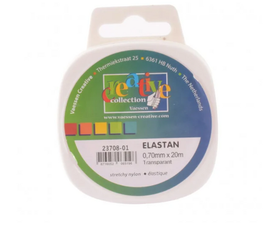 Elastan elastisch sieradendraad 0.7mmx20m