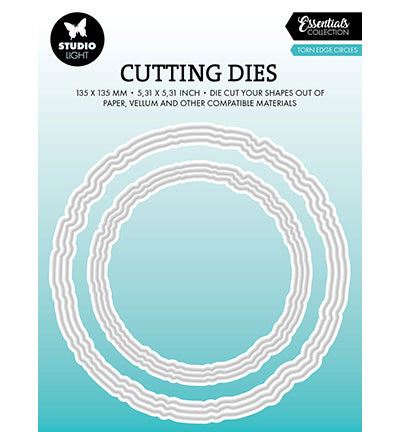 SL cutting dies - Torn edge circles Essentials nr.913