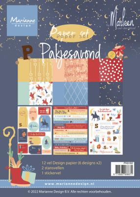 Marianne Design Paperset - Pakjesavond by Marleen PK9182