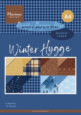 Marianne Design paperpad A4 - Winter Hygge PK9184