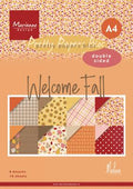 Marianne Design paperpad A4 - Welcome Fall By Marleen PK9185