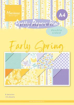 Marianne Design paperpad A4 - Early Spring PK9186
