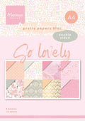 Marianne Design paperpad A4 - So Lovely PK9187