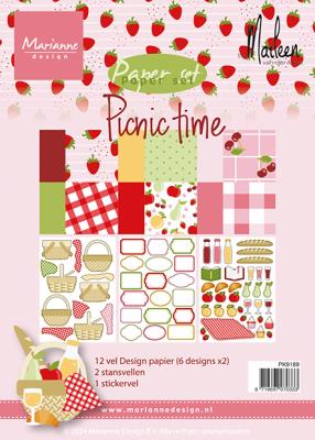 Marianne Design Paperset - Picnic Time PK9189