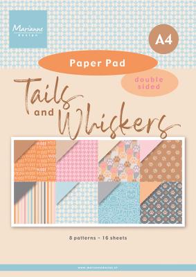 Marianne Design paperpad A4 - Tails & Whiskers PK9202