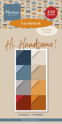 Marianne Design Cardstock - Hi Handsome! PK9209