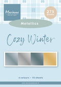 Marianne Design paperpad A5 - Cozy Winter metallics PK9214