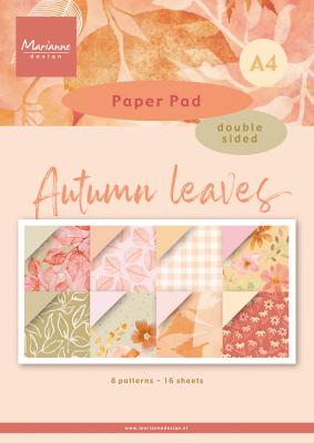Marianne Design paperpad A4 - Autumn leaves PK9215
