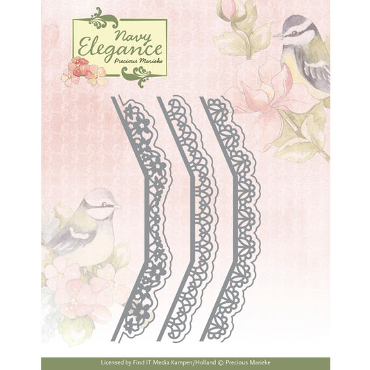 Dies - Precious Marieke- Navy Elegance - Elegance Borders