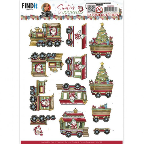 3D Pushout pakket MEGAPAKKET KERST (50st)