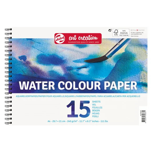 Talens Art Creation Water colour paper | A4 15 vel 240g
