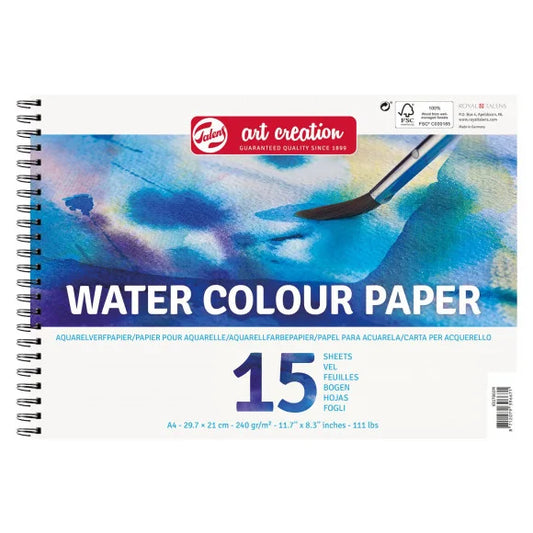 Talens Art Creation Water colour paper | A4 15 vel 240g