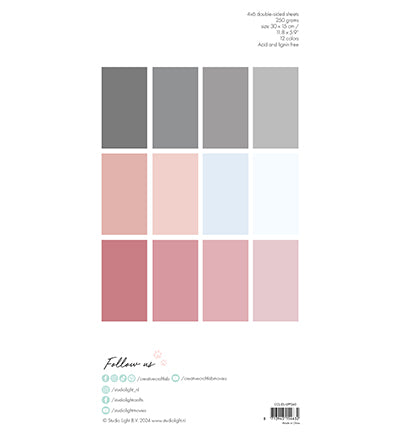 StudioLight Creative Craftlab | Unicolor paper pad Memories Essentials nr.240