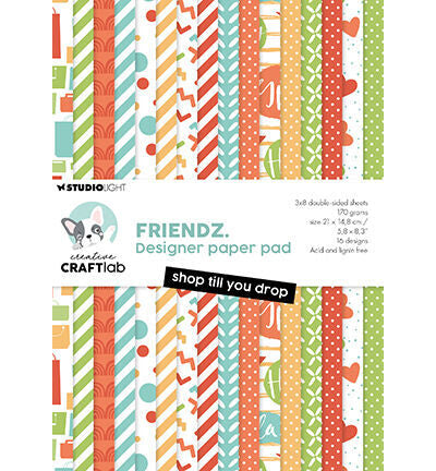 CCL Design paper pad Shop till you drop Friendz nr.257