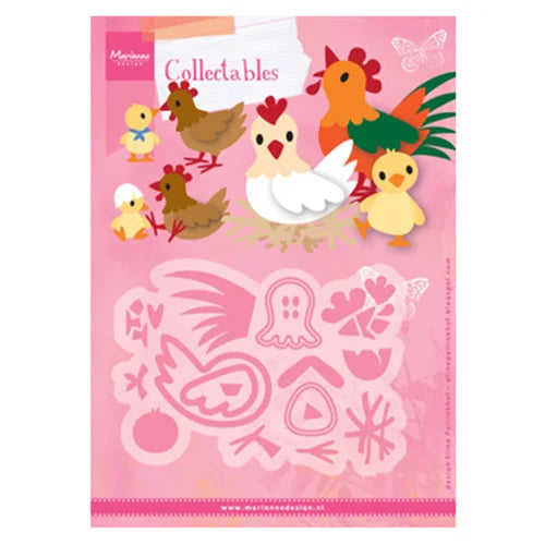 Marianne Design Collectables - Eline´s kippenfamilie COL1429