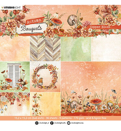 Paperpad Copper Blush Autumn Bouquet nr.107
