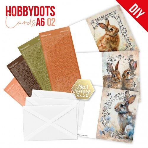 Hobbydots Cards A6 02 Rabbit