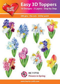 Easy 3D Toppers Flowers in Spring