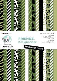 StudioLight Creative Craftlab | Designer Paper Pad jungle out there nr.47