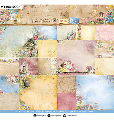 Paper Pad Background designs Wild & Free nr.183