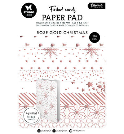 Paperpad Rosegold patterns Essentials nr.223