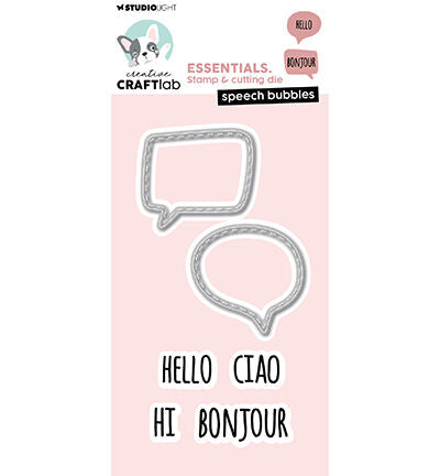 CCL Stamp & Cutting Die Speech Bubbles Essentials nr.89