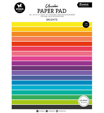 SL Unicolor Paper Pad Brights Essentials nr.297